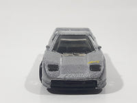 1991 Hot Wheels Zender Fact 4 Silver Die Cast Toy Car Vehicle