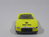 1993 Hot Wheels Criss Cross Crash Set Ferrari Testarossa Fluorescent Yellow Die Cast Toy Super Car Exotic Vehicle