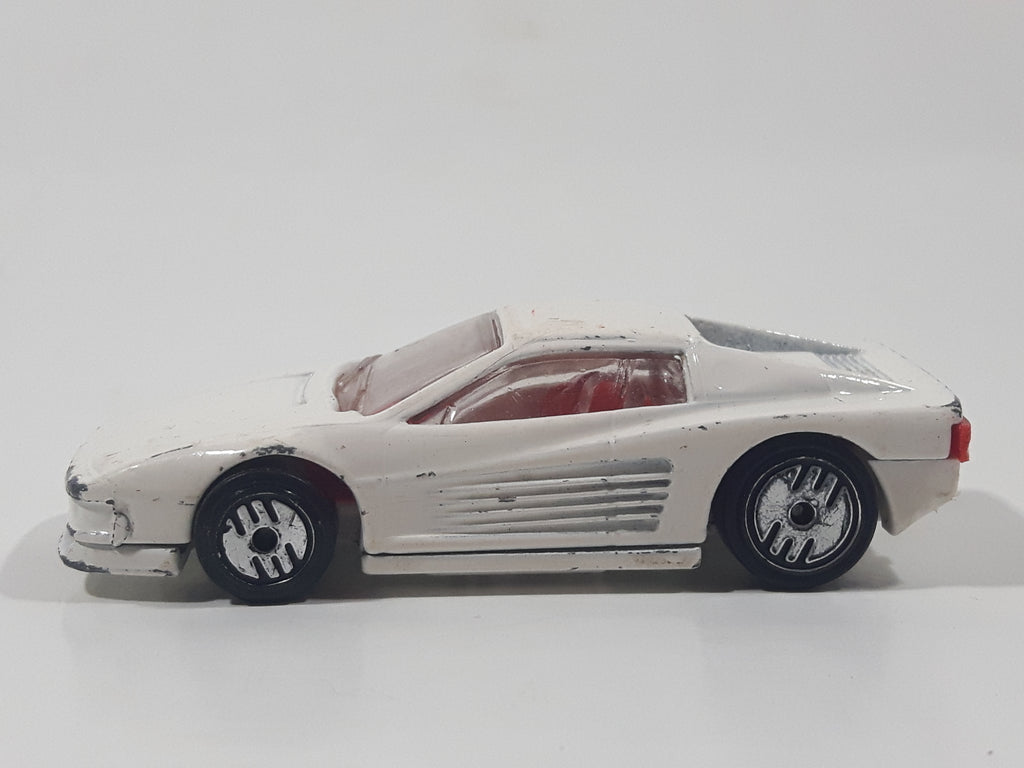 1987 Hot Wheels Ferrari Testarossa White Die Cast Toy Car Vehicle - Ul ...