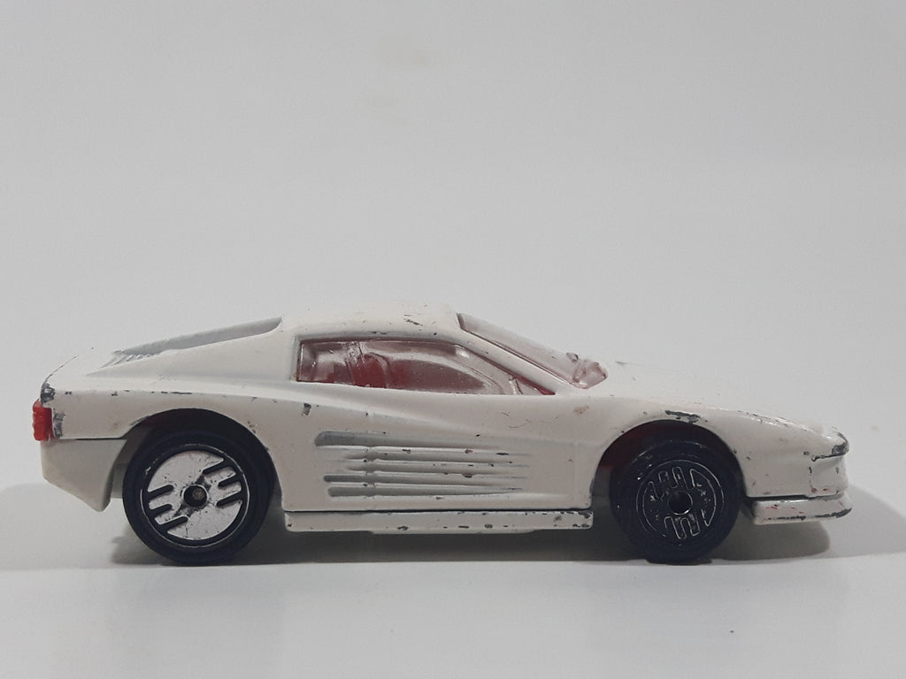 1987 Hot Wheels Ferrari Testarossa White Die Cast Toy Car Vehicle - Ul ...