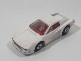 1987 Hot Wheels Ferrari Testarossa White Die Cast Toy Car Vehicle - Ultra Hots