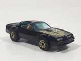 Rare Vintage 1982 Hot Wheels Hot Ones Hot Bird Black Yellow Die Cast Toy Car Vehicle - Gold Wheels