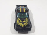 Rare Vintage 1982 Hot Wheels Hot Ones Hot Bird Black Yellow Die Cast Toy Car Vehicle - Gold Wheels