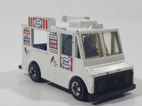 Vintage 1988 Hot Wheels Workhorses Good Humor Truck White Ice Cream Catering Food Truck Die Cast Toy Car Vehicle