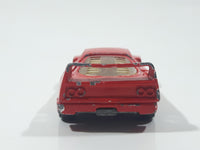 1989 Hot Wheels Ferrari F40 Red Die Cast Toy Car Vehicle Opening Rear Mount Engine UH