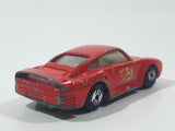 1990 Hot Wheels Ultra Hots Porsche 959 Red #59 Die Cast Toy Race Car Vehicle