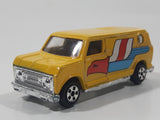 Vintage Soma Super Wheel Bedford Van Yellow Die Cast Toy Car Vehicle