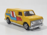 Vintage Soma Super Wheel Bedford Van Yellow Die Cast Toy Car Vehicle