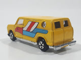 Vintage Soma Super Wheel Bedford Van Yellow Die Cast Toy Car Vehicle