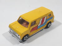 Vintage Soma Super Wheel Bedford Van Yellow Die Cast Toy Car Vehicle