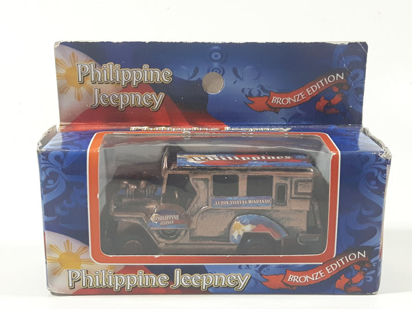 Philippine Jeepney Bronze Edition Die Cast Toy Car Vehicle New in Box