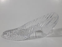 Shannon Crystal Designs Of Ireland Hand Crafted Crystal Glass Slipper 6 1/2" Long Ornament