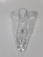 Shannon Crystal Designs Of Ireland Hand Crafted Crystal Glass Slipper 6 1/2" Long Ornament