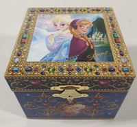 2013 Disney Parks Frozen Elsa and Anna Wind Up Musical Jewelry Box Plays "Let It Go"