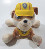 2013 Spin Master Paw Patrol Rubble Dog Character 8" Tall Toy Stuffed Plush