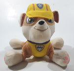 2013 Spin Master Paw Patrol Rubble Dog Character 8" Tall Toy Stuffed Plush