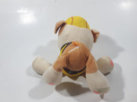 2013 Spin Master Paw Patrol Rubble Dog Character 8" Tall Toy Stuffed Plush