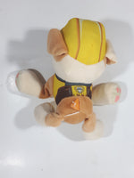 2013 Spin Master Paw Patrol Rubble Dog Character 8" Tall Toy Stuffed Plush