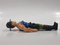 Vintage 1986 Hasbro G.I. Joe Sgt Slaughter 4" Tall Toy Action Figure Missing Thumb