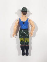 Vintage 1986 Hasbro G.I. Joe Sgt Slaughter 4" Tall Toy Action Figure Missing Thumb