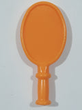Geobra PlayMobil Plastic Orange 1 1/4" Toy Vanity Hand Mirror Accessory