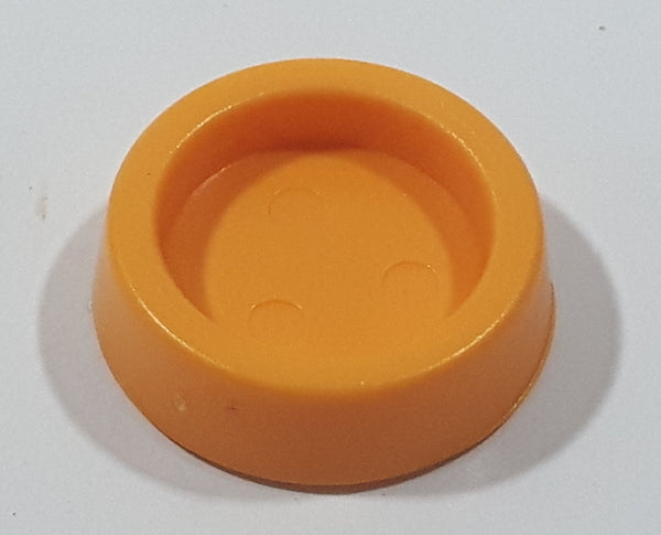 Geobra PlayMobil Plastic Orange 5/8" Toy Pet Dog Dish Accessory 3193570