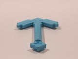 Lego Minecraft Plastic Blue 1 1/2" Toy Long Pick Axe Accessory