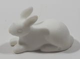 Geobra PlayMobil 1" Long Plastic White Rabbit Toy Animal Figure