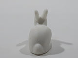 Geobra PlayMobil 1" Long Plastic White Rabbit Toy Animal Figure