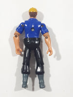 Man in Yellow Cap with Blue Shirt and Black Pants 4" Tall Toy Action Figure