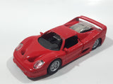 Maisto Ferrari F50 Red 1/39 Scale Pull Back Die Cast Toy Car Vehicle with Opening Doors