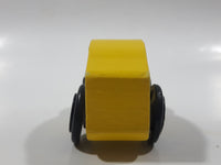Yellow Sports Car Wood Toy Car Vehicle