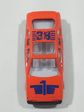 Greenbrier Sunshine #38 Sedan Bright Orange Die Cast Toy Car Vehicle