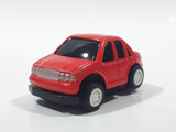 D9-NK7 Red Sedan Pull Back Die Cast Toy Car Vehicle