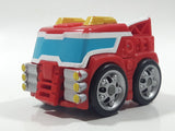 Transformers Red Fire Truck Red Plastic Toy Car Vehicle