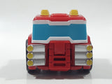 Transformers Red Fire Truck Red Plastic Toy Car Vehicle