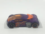 2011 Hot Wheels Super 6-Lane Raceway Phantom Racer Metalflake Dark Violet Purple Die Cast Toy Race Car Vehicle