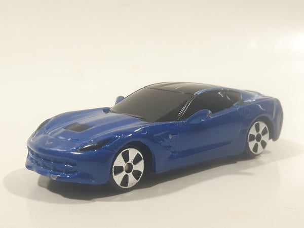 Maisto 2014 Corvette Stingray Blue Die Cast Toy Car Vehicle
