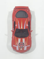 Road & Track No. 4021 Mazda RX-7 Dark Orange Red 1:43 Scale Die Cast Toy Car Vehicle with Opening Doors