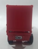 2002 Schutzmarken koffeinhaltig Coca Cola Semi Tractor Trailer Truck Red Plastic Die Cast Toy Car Vehicle