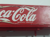 2002 Schutzmarken koffeinhaltig Coca Cola Semi Tractor Trailer Truck Red Plastic Die Cast Toy Car Vehicle