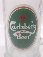 Vintage Carlsberg Lager Beer 5 1/2" Tall Glass Mug