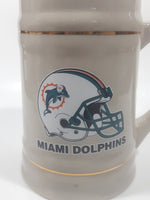 Miami Dolphins NFL Football Team 5 1/2" Tall Stoneware Stein Beer Mug