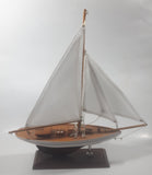 Sail Boat 12" Long Wood Ship Model