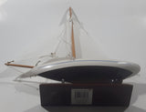 Sail Boat 12" Long Wood Ship Model