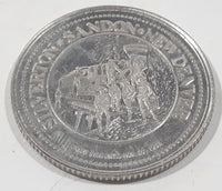 1892 1992 100 Years of Settlement Silverton Sandon New Denver One Dollar Metal Token Coin