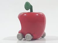 1995 McDonald's The Busy World of Richard Scarry  Lowly Worm Apple Car 2 3/8" Tall Toy Figure