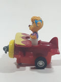 Vintage 1989 Disney Tailspin Holly's Bi-Plane 2 1/4" Tall Toy Airplane Figure