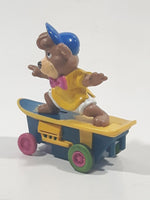 1991 McDonald's Hanna Barbera Yogi Bear Boo Boo Bear Cartoon Character on Skateboard Rev-Up and Go Toy Figure