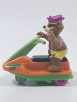 1991 McDonald's Hanna Barbera Yogi Bear Cartoon Character on Jet Ski Rev-Up and Go Toy Figure